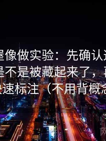 读韩漫屋像做实验：先确认这段话的时间点是不是被藏起来了，再做一次快速标注（不用背概念）