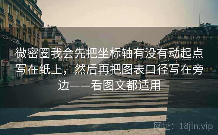 微密圈我会先把坐标轴有没有动起点写在纸上，然后再把图表口径写在旁边——看图文都适用