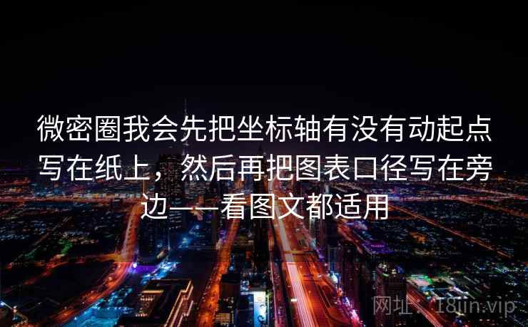 微密圈我会先把坐标轴有没有动起点写在纸上，然后再把图表口径写在旁边——看图文都适用